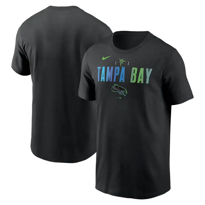 T-shirt Tampa Bay Rays MLB City Connect Horizon noir