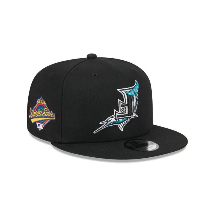 CASQUETTE FLORIDA MARLINS MLB 9FIFTY À L'ENVERS NOIRE