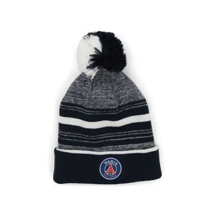 Bonnet à rayures Paris Saint-Germain Club Team marine