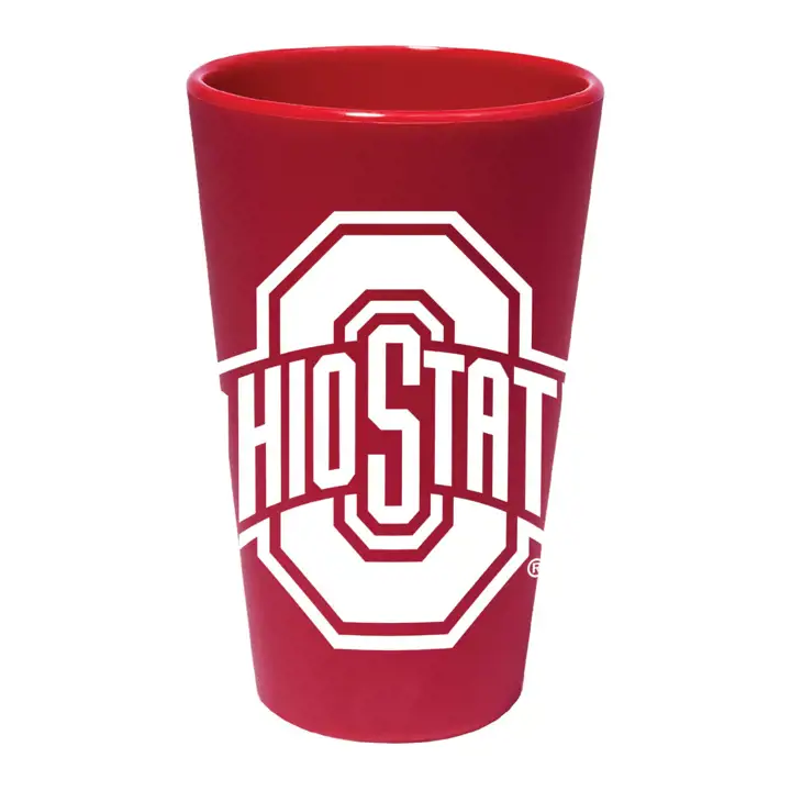 Pinte en silicone aux couleurs de l'équipe des Ohio State Buckeyes