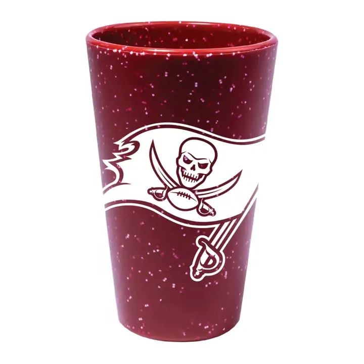 Gobelet à pinte en silicone aux couleurs de l'équipe des Tampa Bay Buccaneers AST