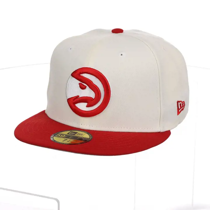 Casquette NBA Basique Chrome 59FIFTY Atlanta Hawks argent/rouge/gris