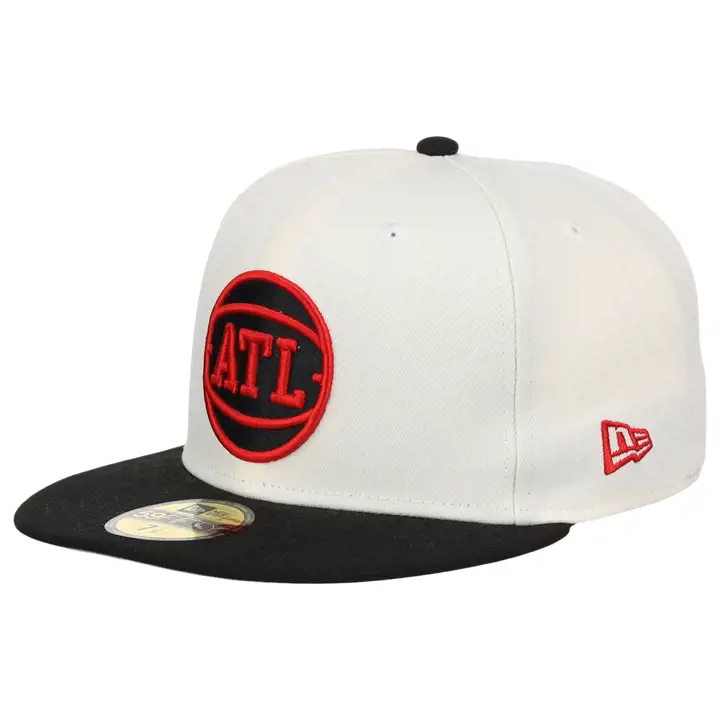Atlanta Hawks NBA Basic Chrome 59FIFTY arg/ noi/ gri