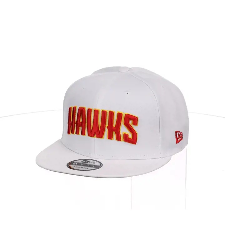 Casquette 9FIFTY basique avec logo NBA des Hawks d'Atlanta blanc/blanc/gris