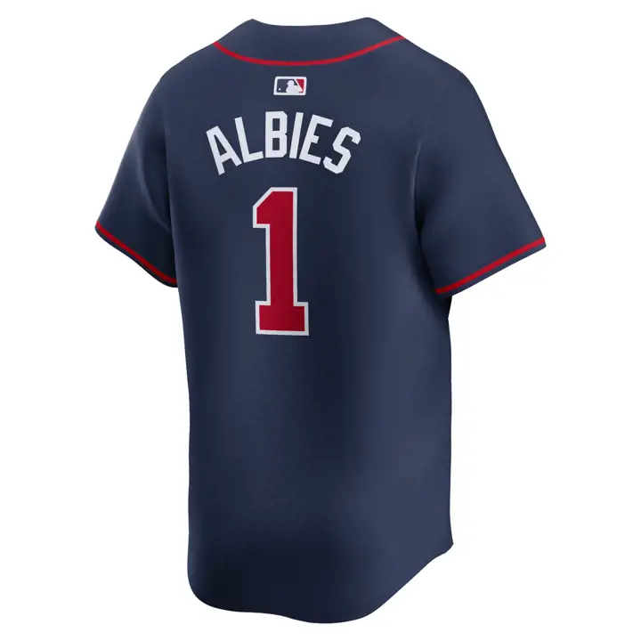 Maillot Nike officiel des joueurs des Atlanta Braves MLB - Ozzie Albies