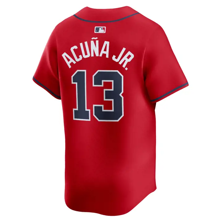 Maillot Nike Limited Joueur MLB Atlanta Braves Ronald Acuna Domicile