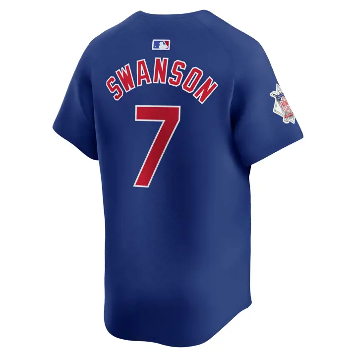 Maillot de joueur Nike Limited MLB des Chicago Cubs Dansby Swanson R