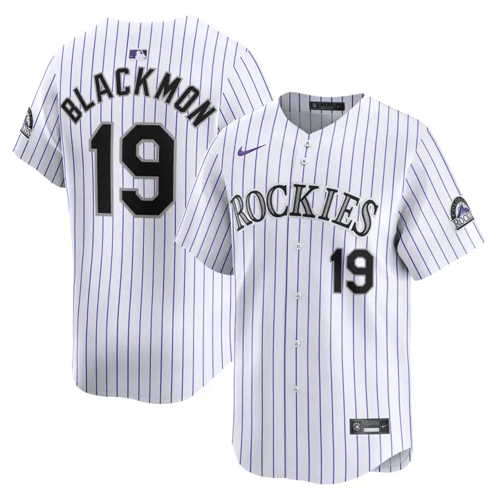 Maillot Nike MLB Colorado Rockies Édition Limitée Joueur Charlie Blac