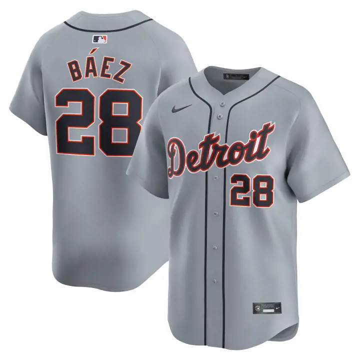 Maillot de joueur édition limitée MLB des Detroit Tigers par Nike - Javier Baez GR