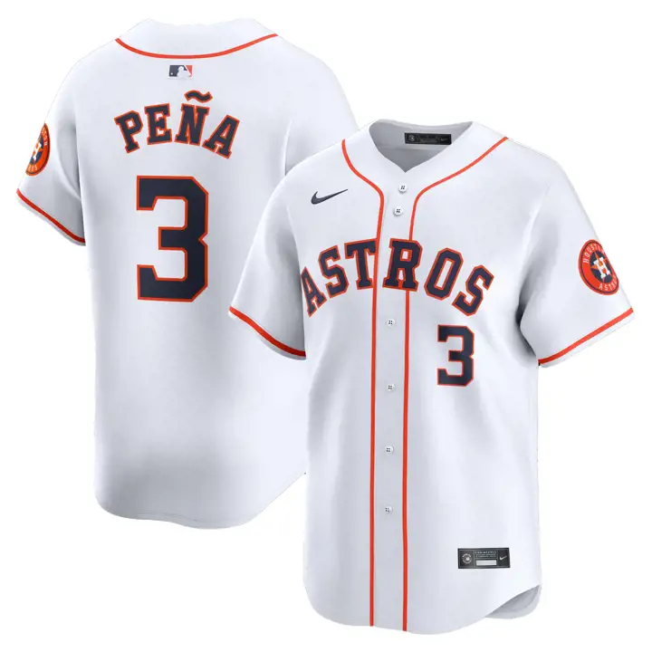 Maillot de joueur Houston Astros MLB Nike Limited Jeremy Pena WH