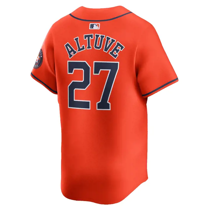 Maillot de joueur Houston Astros MLB Nike Limited Jose Altuve OU