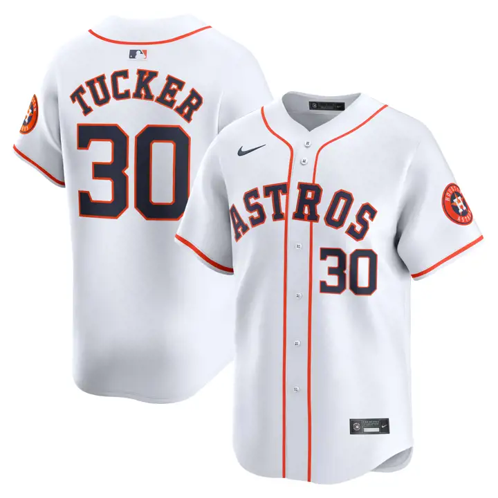 Houston Astros MLB Maillot de joueur édition limitée Nike Kyle Tucker Blanc