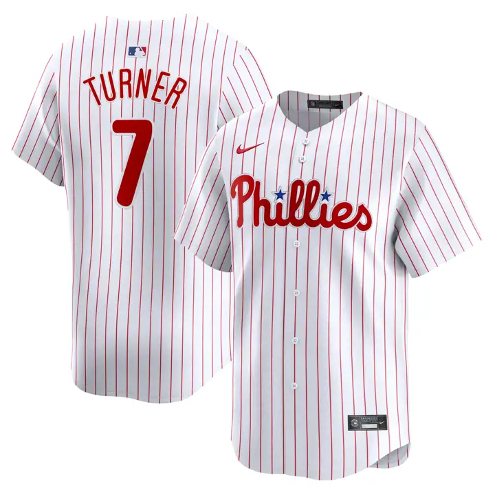 Maillot de joueur Nike MLB Philadelphia Phillies - Édition limitée Trea Tu