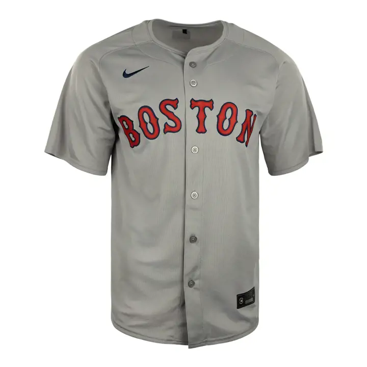 Maillot Boston Red Sox MLB Nike Limited Vierge Extérieur GRIS