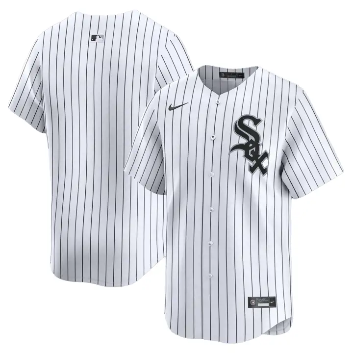 Maillot de baseball MLB Nike Limited Chicago White Sox domicile blanc/noir