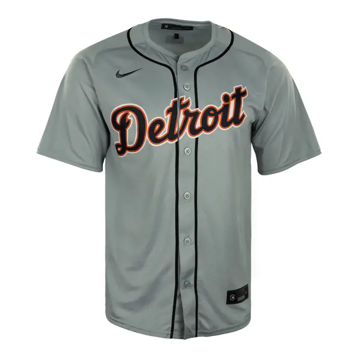 Maillot vierge Detroit Tigers MLB Nike Edition Limitée Extérieur GRIS