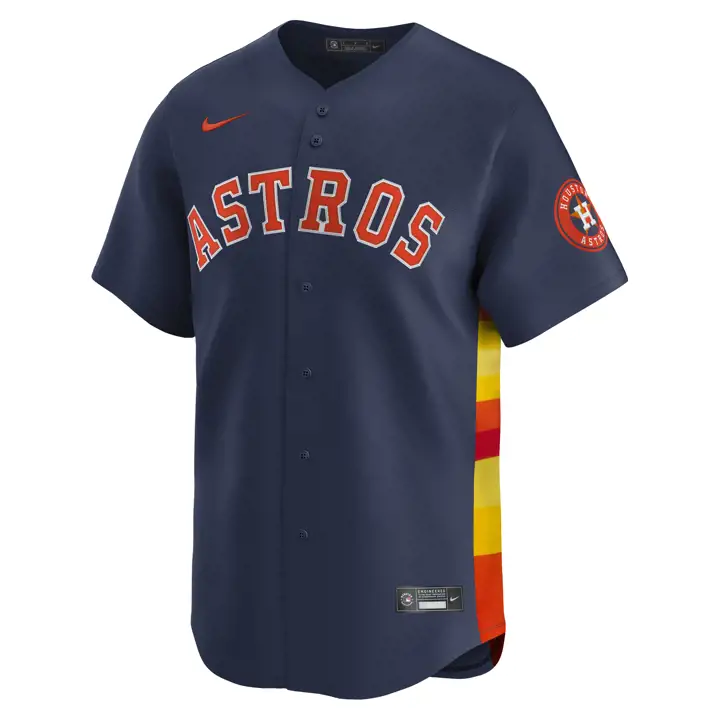 Houston Astros MLB Maillot Nike Limited vierge BLEU MARINE