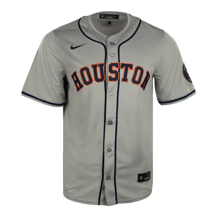 Maillot MLB Nike Limited Blank des Houston Astros, extérieur, gris