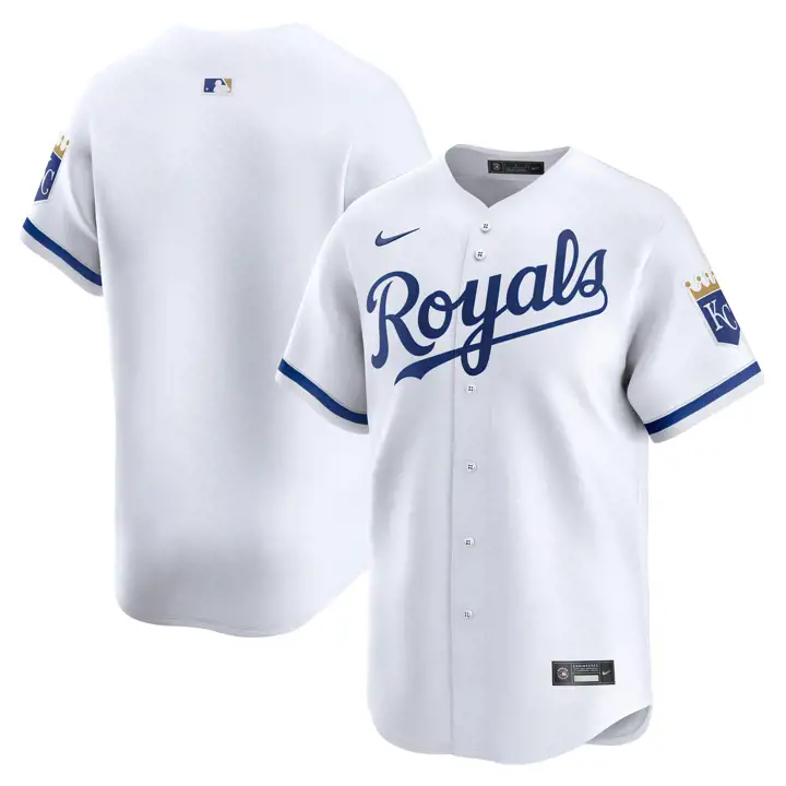 Maillot blanc domicile vierge Kansas City Royals MLB Nike édition limitée
