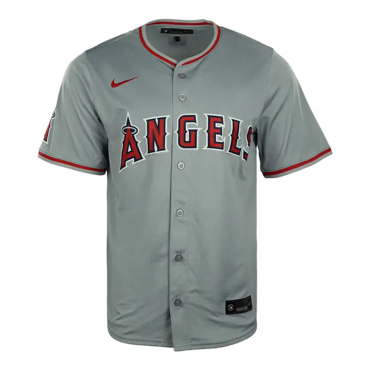 Maillot Nike MLB Los Angeles Angels (édition limitée) vierge pour l'extérieur - Gris