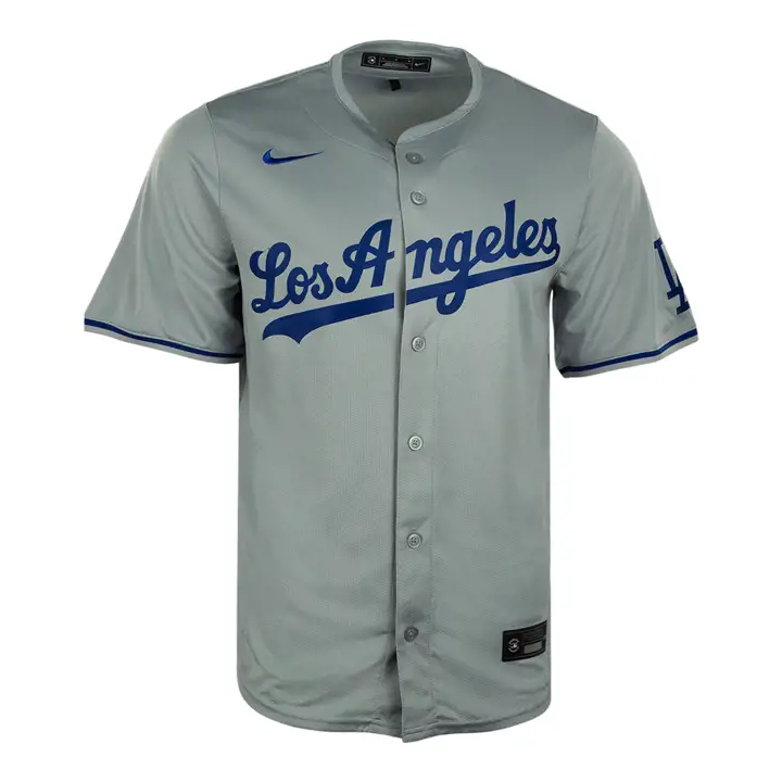 Maillot vierge Los Angeles Dodgers MLB Nike Limited, version extérieure, gris