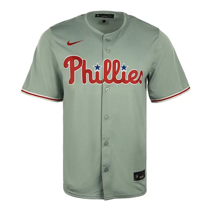 Maillot vierge Nike édition limitée des Phillies de Philadelphie (MLB) – Extérieur Gris