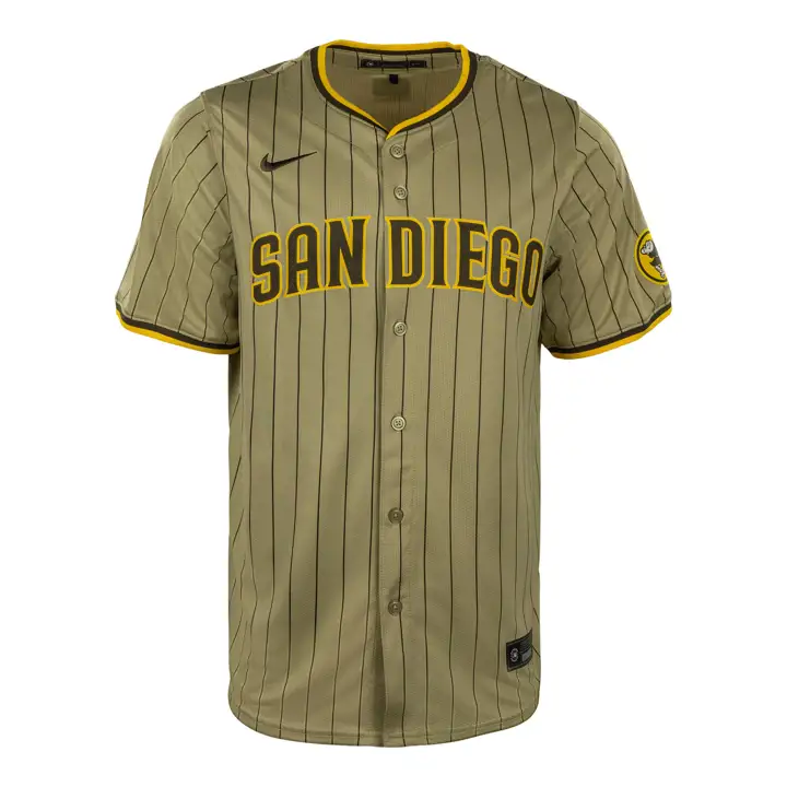 Maillot vierge Nike Limited des Padres de San Diego MLB Beige/Marron