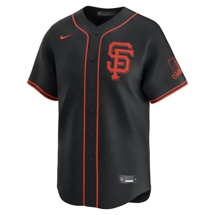 Maillot MLB Nike Limited des Giants de San Francisco vierge noir
