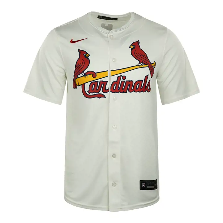 Maillot vierge limité MLB Nike des Cardinals de St. Louis BLANC