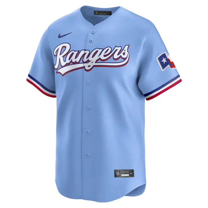 Maillot vierge Nike Limited MLB des Texas Rangers LBL