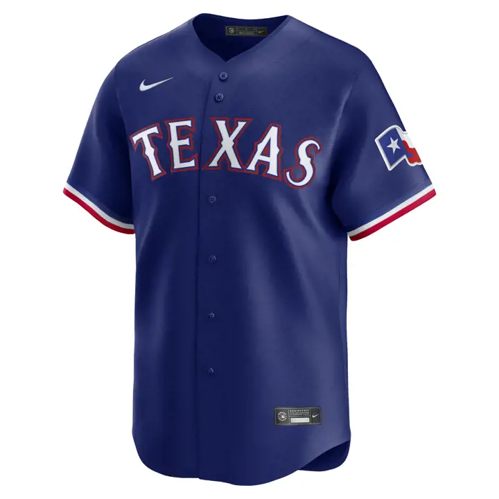 Maillot vierge MLB Nike Limited des Texas Rangers RBL