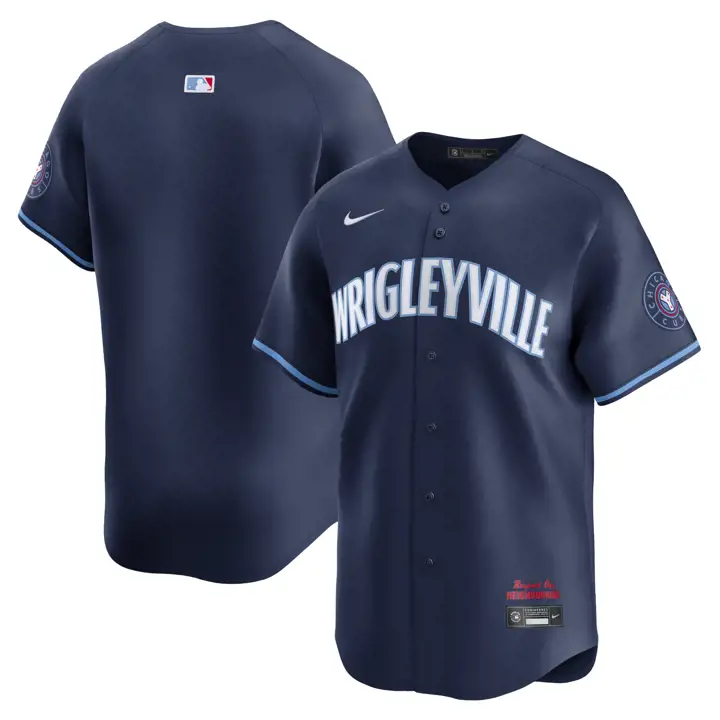 Chicago Cubs MLB City Connect Maillot Édition Limitée BLEU MARINE