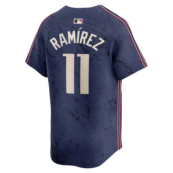 Maillot de joueur Guardians MLB City Connect en édition limitée Jose Ramire