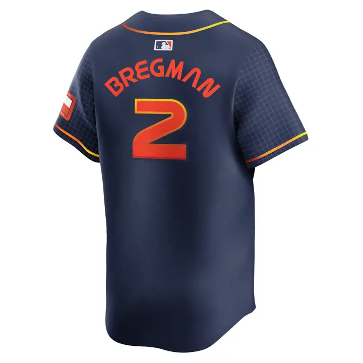 Maillot de joueur limité MLB City Connect des Houston Astros Alex B