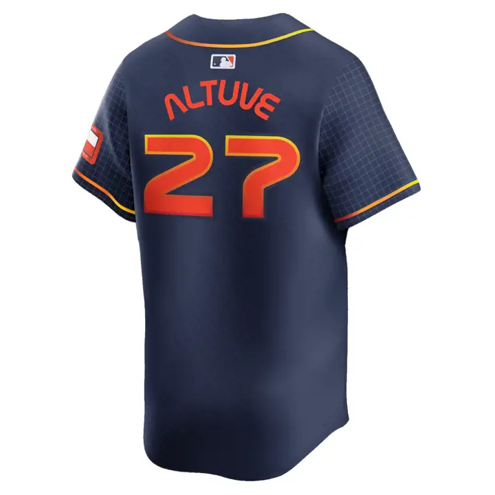 Houston Astros Maillot de Joueur Édition Limitée MLB City Connect Jose A