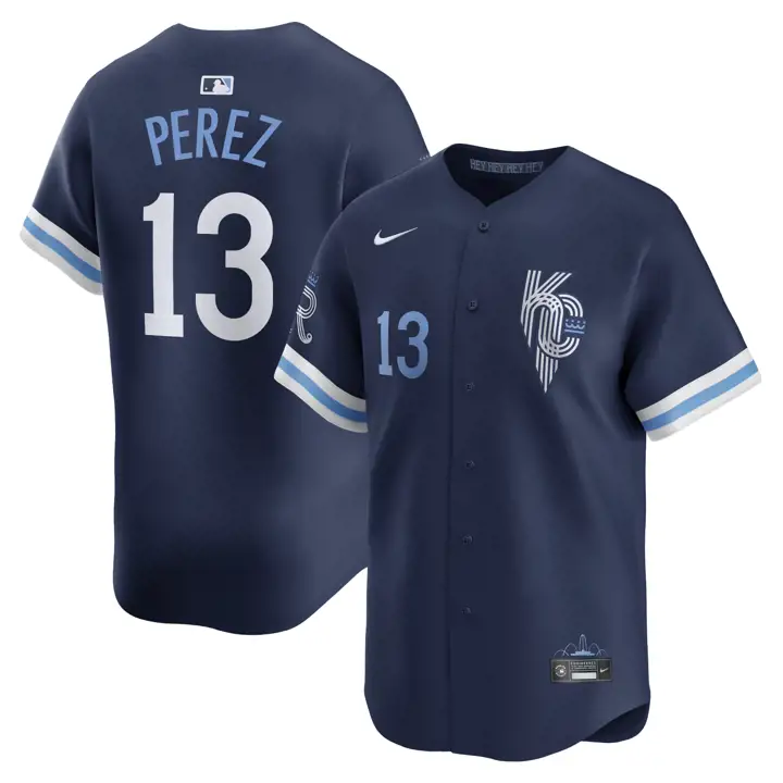 Maillot de joueur édition limitée KC Royals MLB City Connect Salvador Pe
