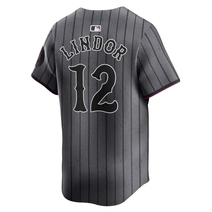 Maillot de joueur édition limitée Francisco Lindor des Mets de New York, collection MLB City Connect