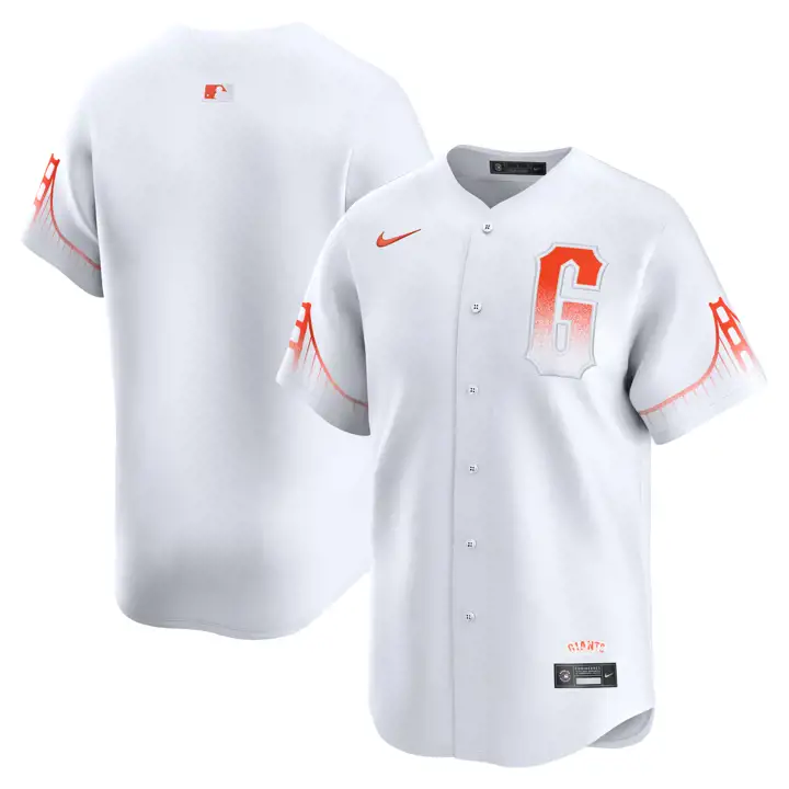Maillot MLB City Connect en édition limitée des Giants de San Francisco BLANC