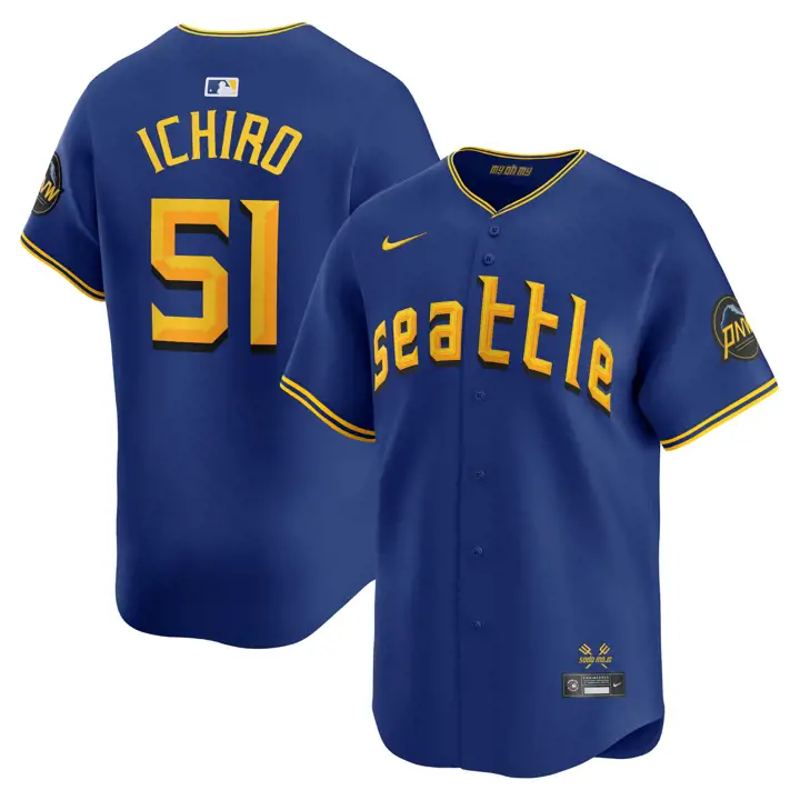 Maillot de joueur édition limitée MLB City Connect des Mariners de Seattle Ichi