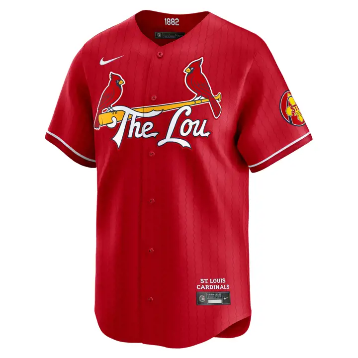 Maillot Rouge St. Louis Cardinals MLB City Connect Édition Limitée