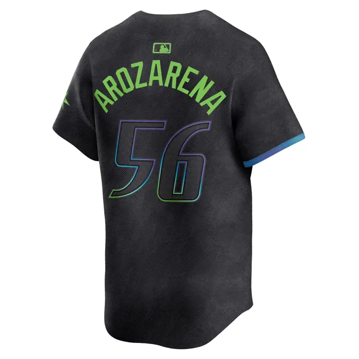 Maillot de joueur Randy des Tampa Bay Rays MLB City Connect en édition limitée