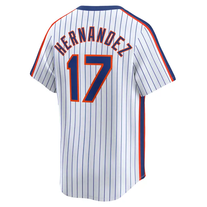 Maillot de joueur édition limitée Nike MLB des Mets de New York – Keith Hernandez