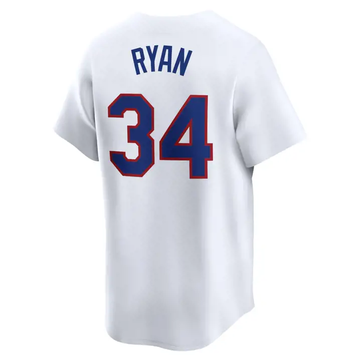Maillot de joueur édition limitée Nolan Ryan Nike Coop MLB des Texas Rangers