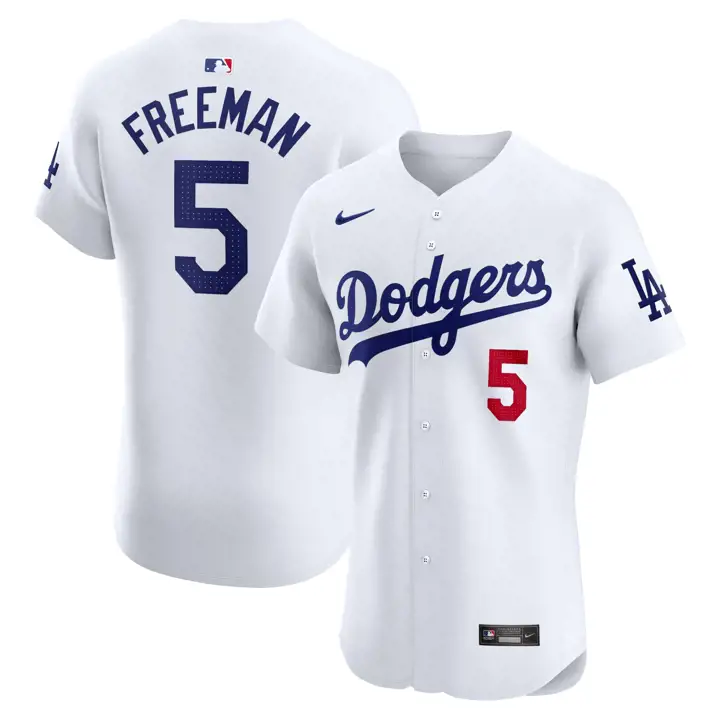 Dodgers MLB Nike Auth On-Field Elite Jersey Home Freddie Fre
