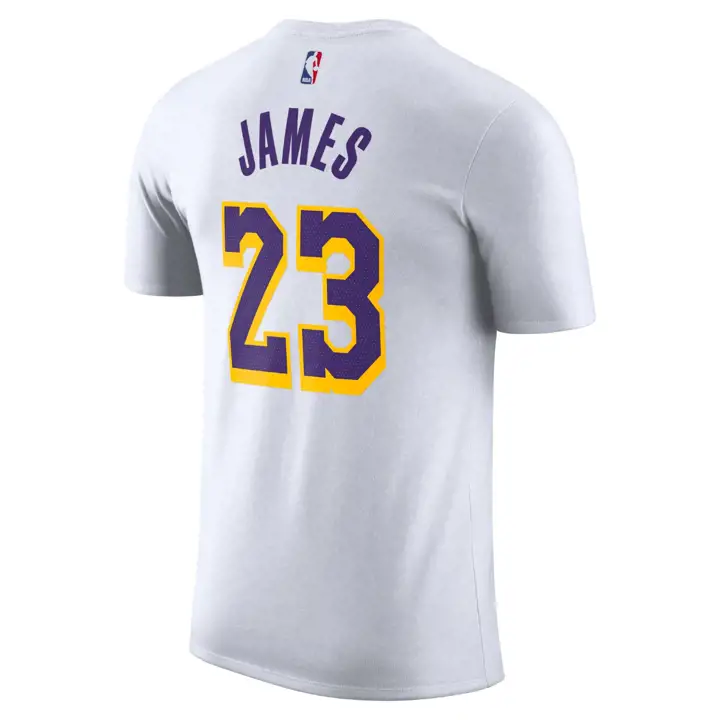 TEE-SHIRT JOUEUR NBA LOS ANGELES LAKERS LEBRON JAMES