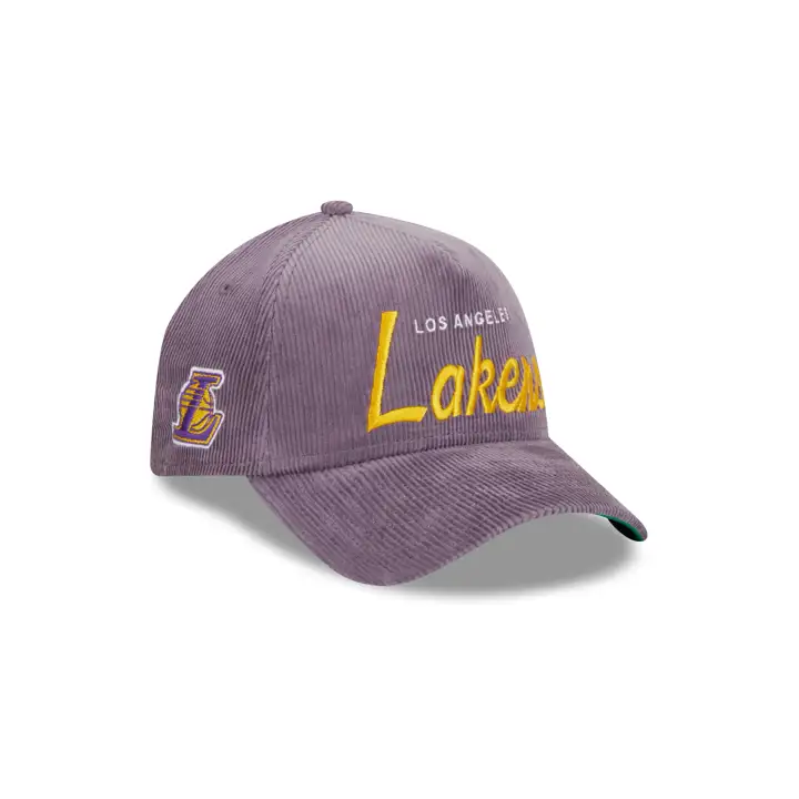 LOS ANGELES LAKERS NBA CASQUETTE EN CORDUROY A-FRAME 9FORTY pur