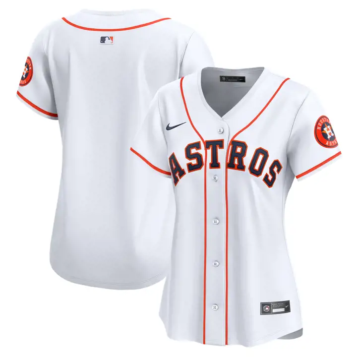 Maillot Domicile Femme MLB HOUSTON ASTROS Édition Limitée BLC