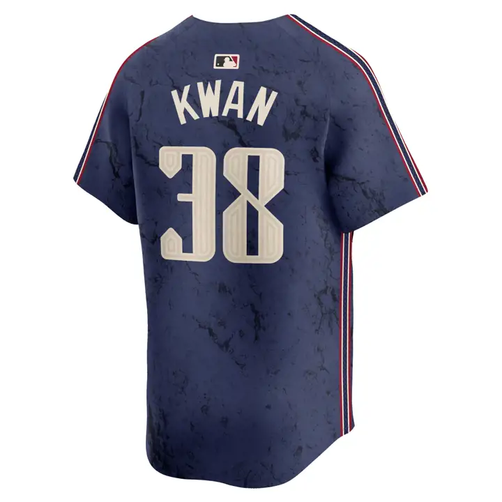 Maillot de joueur Guardians MLB City Connect en édition limitée Steven Kwan