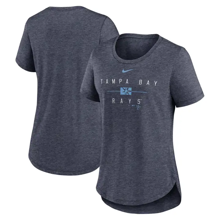T-shirt Femme Nike Team Stack Triblend MLB Tampa Bay Rays 24 N