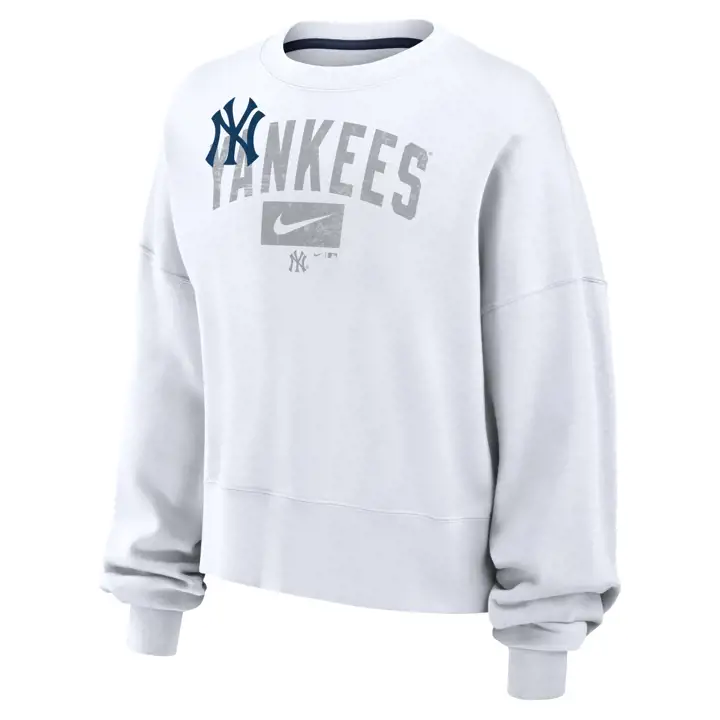 New York Yankees MLB Polaire Ras du Cou Femme Nike 24 Marine